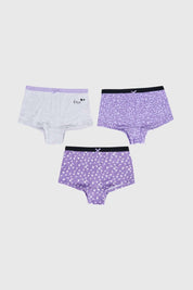 Calzón Niña Tripack Lila