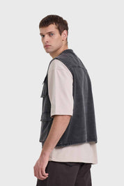 Chaqueta Hombre Cargo Gris