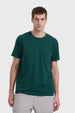 Polera Hombre Básica Con Bolsillo Verde