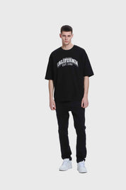 Polera Hombre Print Negro