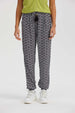Pantalón Mujer Bombacho Puño Elástico Negro