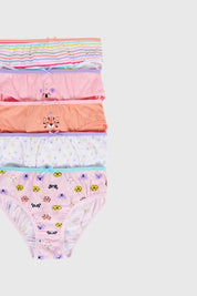 Calzón Niña 5Pack Pantaleta Damasco
