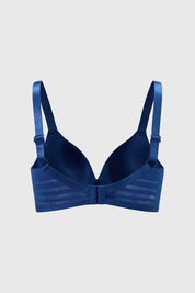 Sostén Mujer Pre Hormado Encaje Azul