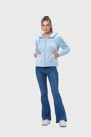 Polar Mujer Entallado Celeste