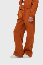 Pantalón Buzo Niña Pierna Ancha Camel