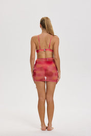 Falda Mujer Ajuste Lateral Coral
