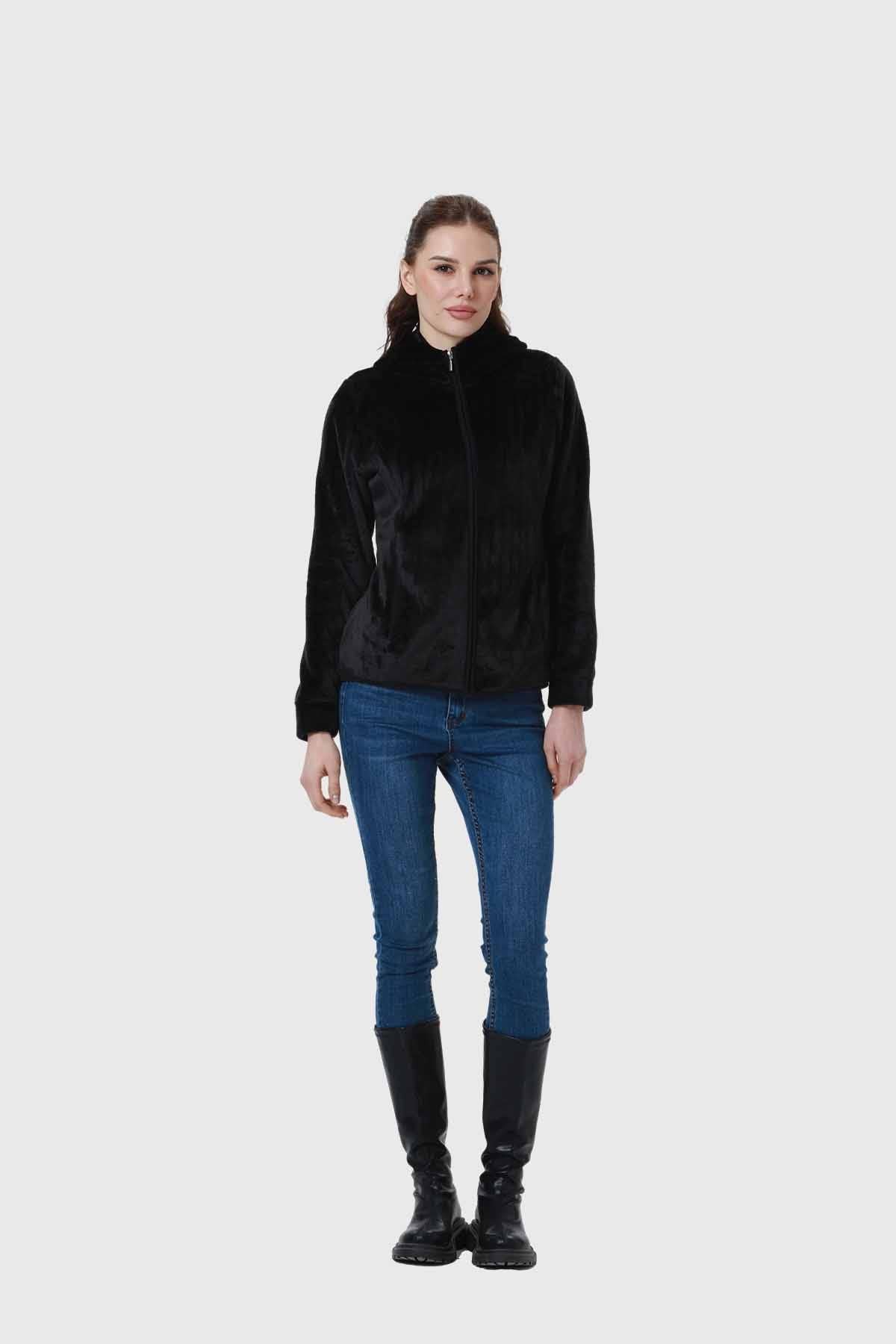 Polar Mujer Básico Negro