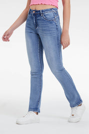 Jeans Flo Recto Azul