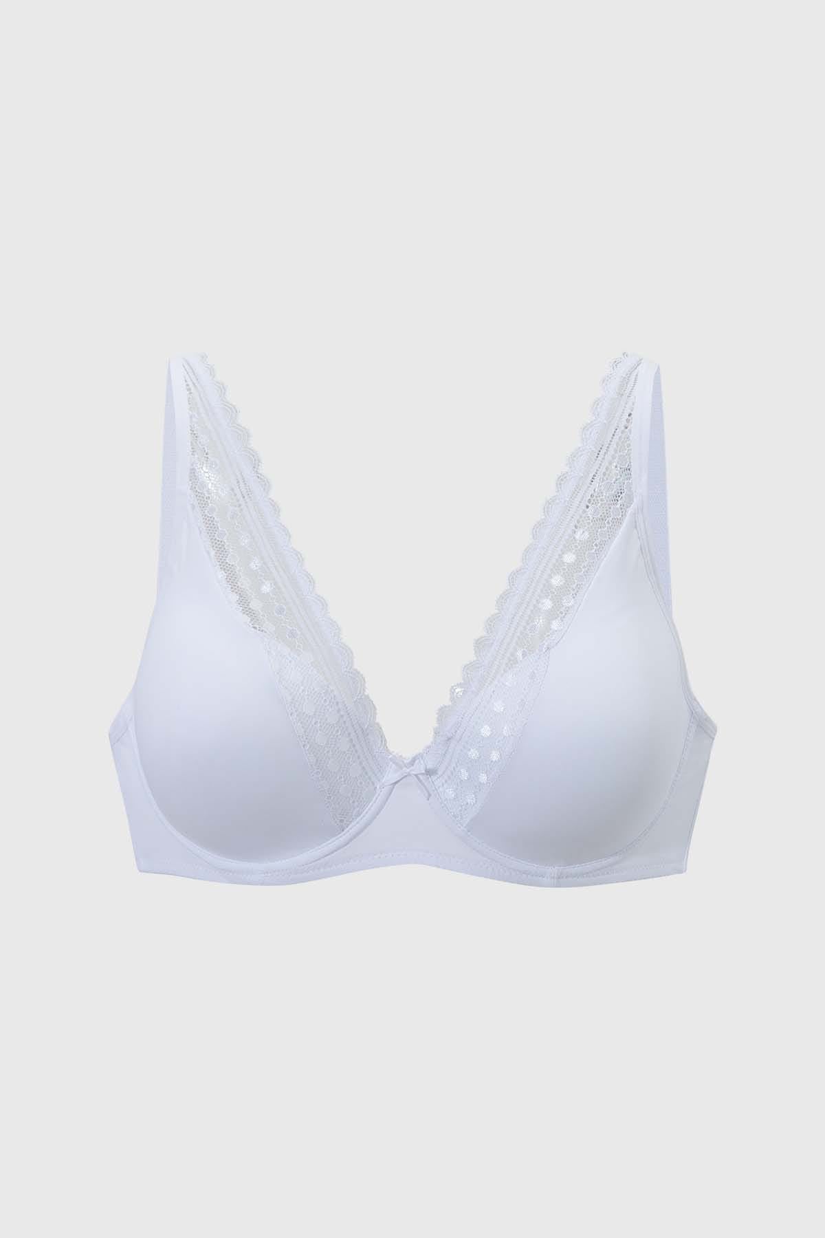 SOSTÉN MUJER SUPPORT CON DETALLE ENCAJE BLANCO