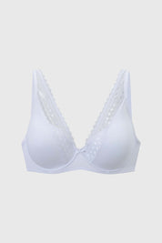 SOSTÉN MUJER SUPPORT CON DETALLE ENCAJE BLANCO