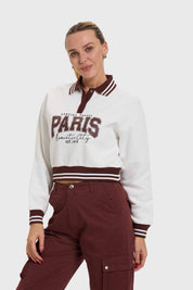 Polerón Mujer Preppy Café