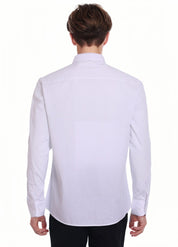 Camisa Hombre Fantasía Blanco/ Celeste