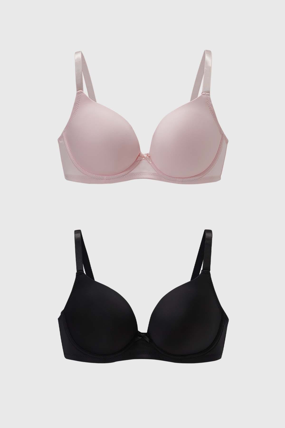 Sostén Mujer Bipack Básico Palo Rosa