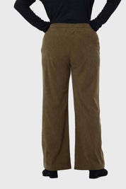 Pantalón Mujer Recto Verde