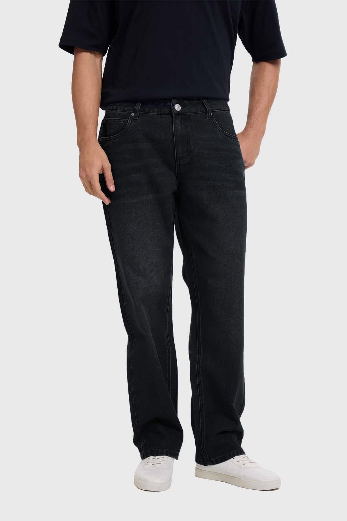 Jeans Hombre Skinny Negro
