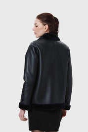 CHAQUETA MUJER AVIADOR NEGRO II