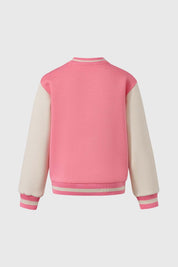 Chaqueta Niña College Rosado