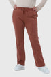 Pantalón Buzo Mujer Flare Clásico Café