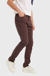 Jeans Hombre Slim Berenjena