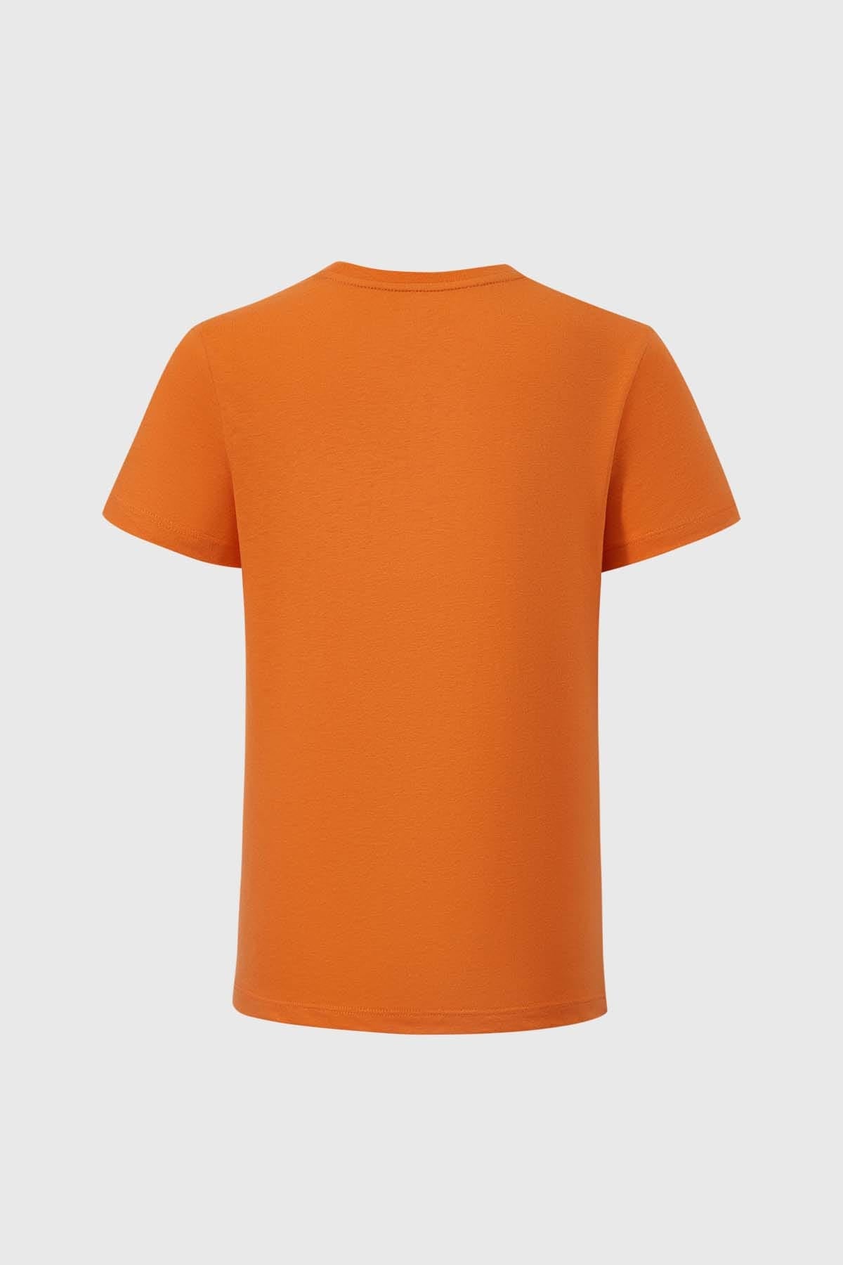 Polera Niño Básico Naranjo