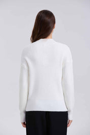 Sweater Mujer Chenille Crudo