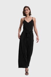 Enterito Mujer Largo Cuello Negro