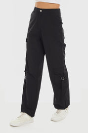 Pantalón Mujer Parachute Negro