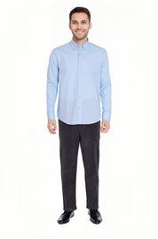 Camisa Hombre Fantasía Celeste