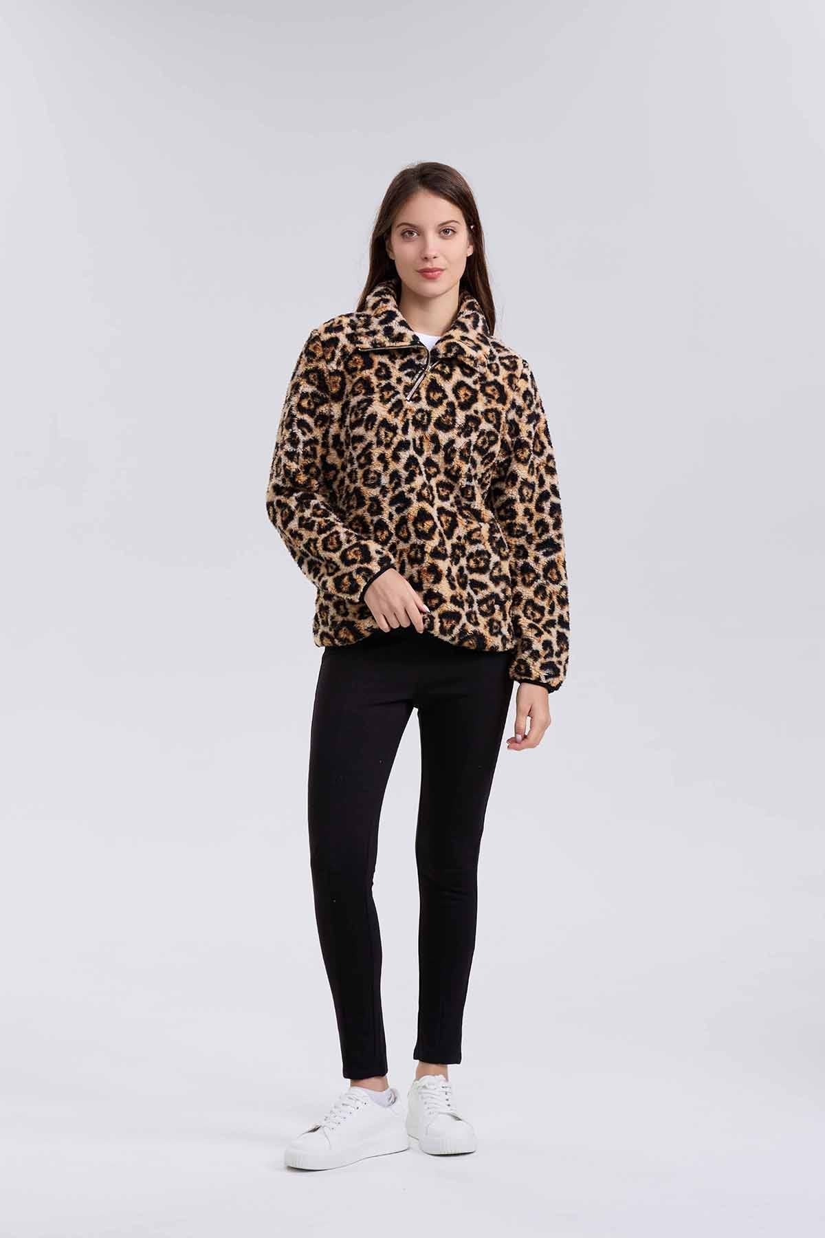 Polar Mujer Animal Print Beige