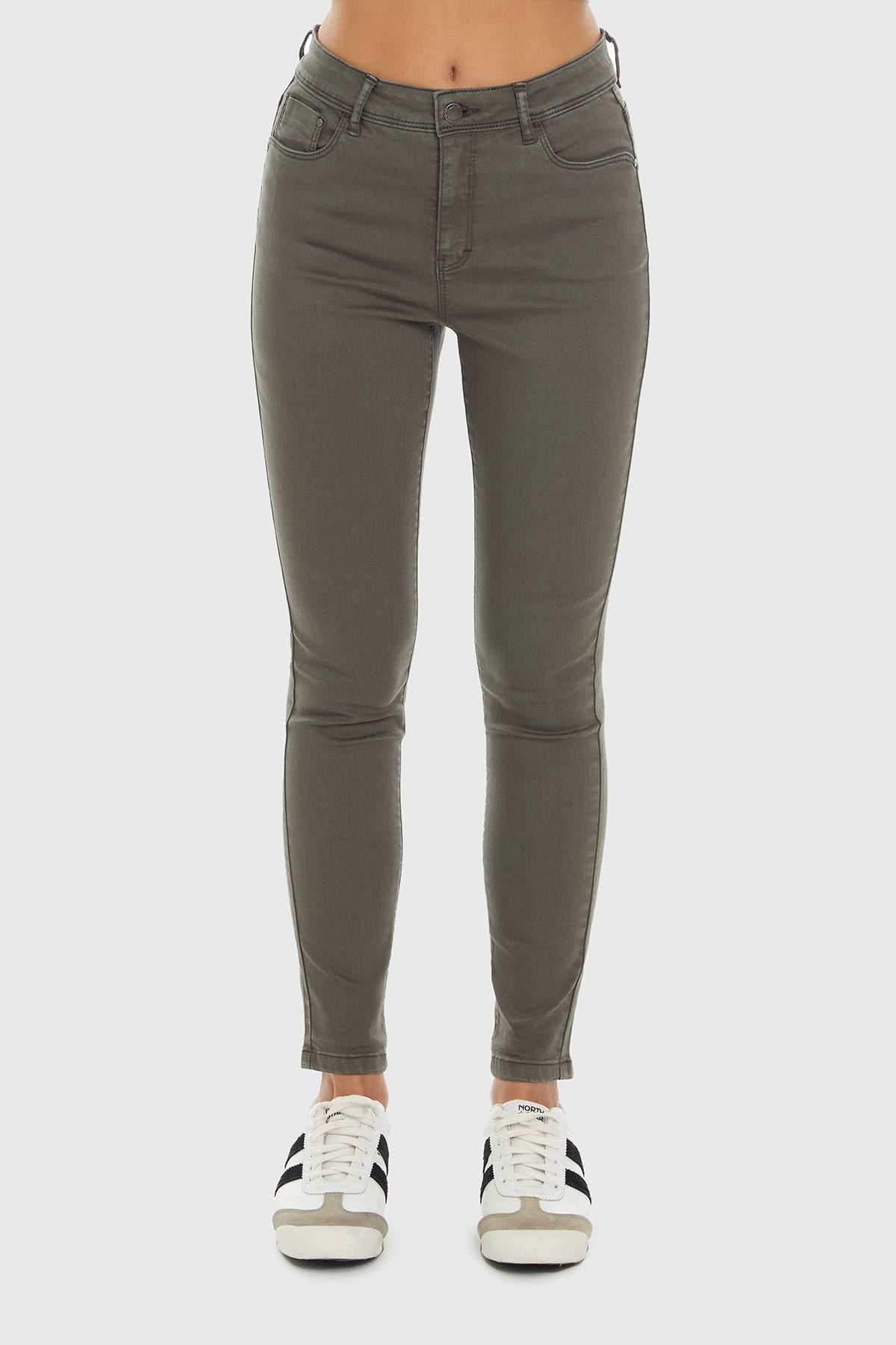 JEANS MUJER EMILIA VERDE MILITAR