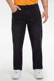Jeans Straight Negro