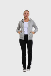 Polerón Mujer Hoodie Gris