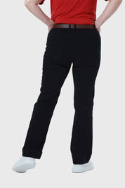 Jeans Mujer Clásico Calce Recto Negro