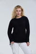 Polera Mujer Rib Negro