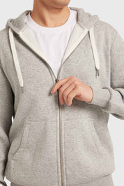 Polerón Hombre Hoodie Básico Gris