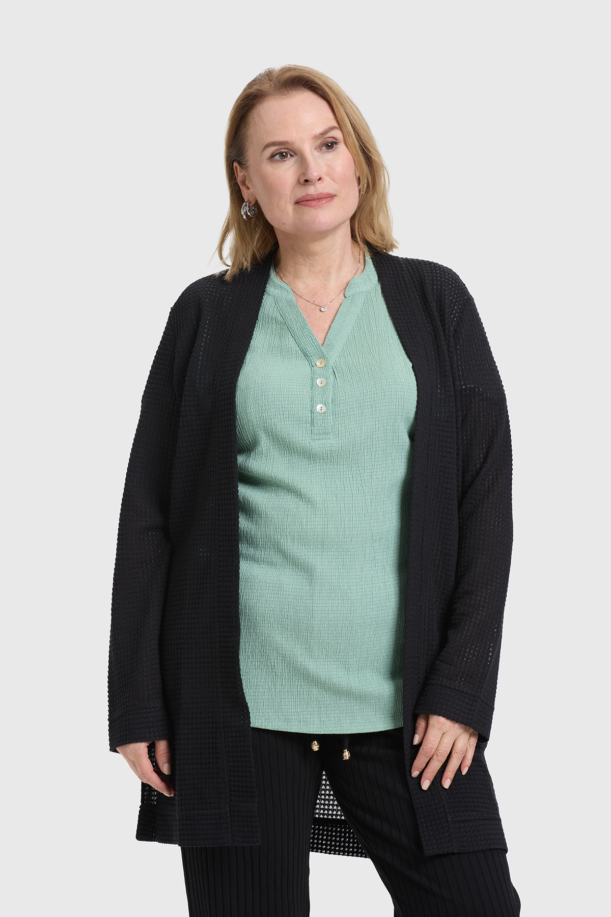 Sweater Mujer Tapado Negro