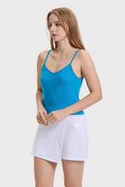 Polera Mujer Pabilo Crop Azul
