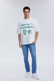 POLERA HOMBRE PRINT BLANCO I