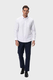 Camisa Hombre Oxford Blanco