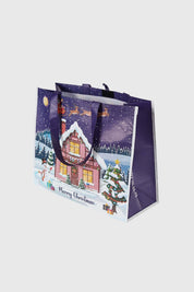 BOLSA HOME NAVIDEÑA ROSADO