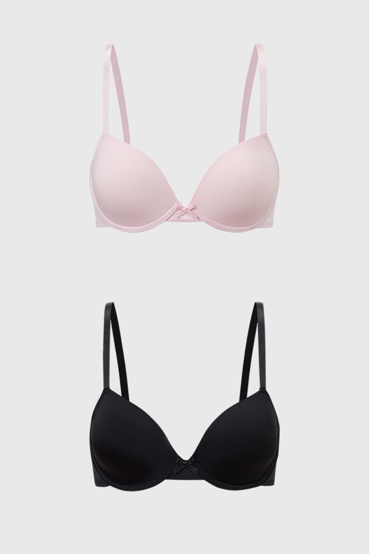 Sostén Mujer Bipack Básico Palo Rosa