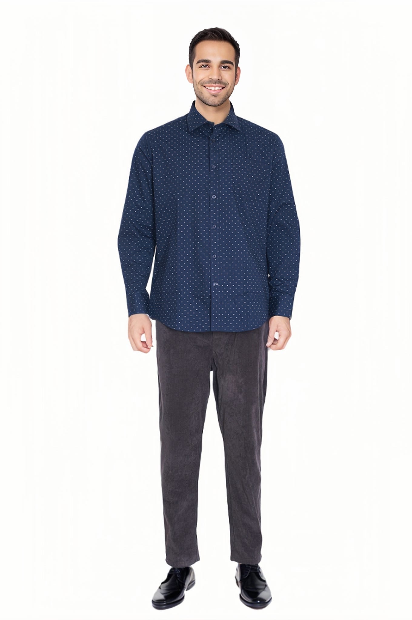 Camisa Hombre Azul