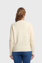 Sweater Mujer Textura Beige