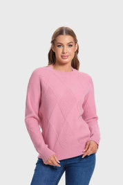 Sweater Mujer Textura Malva