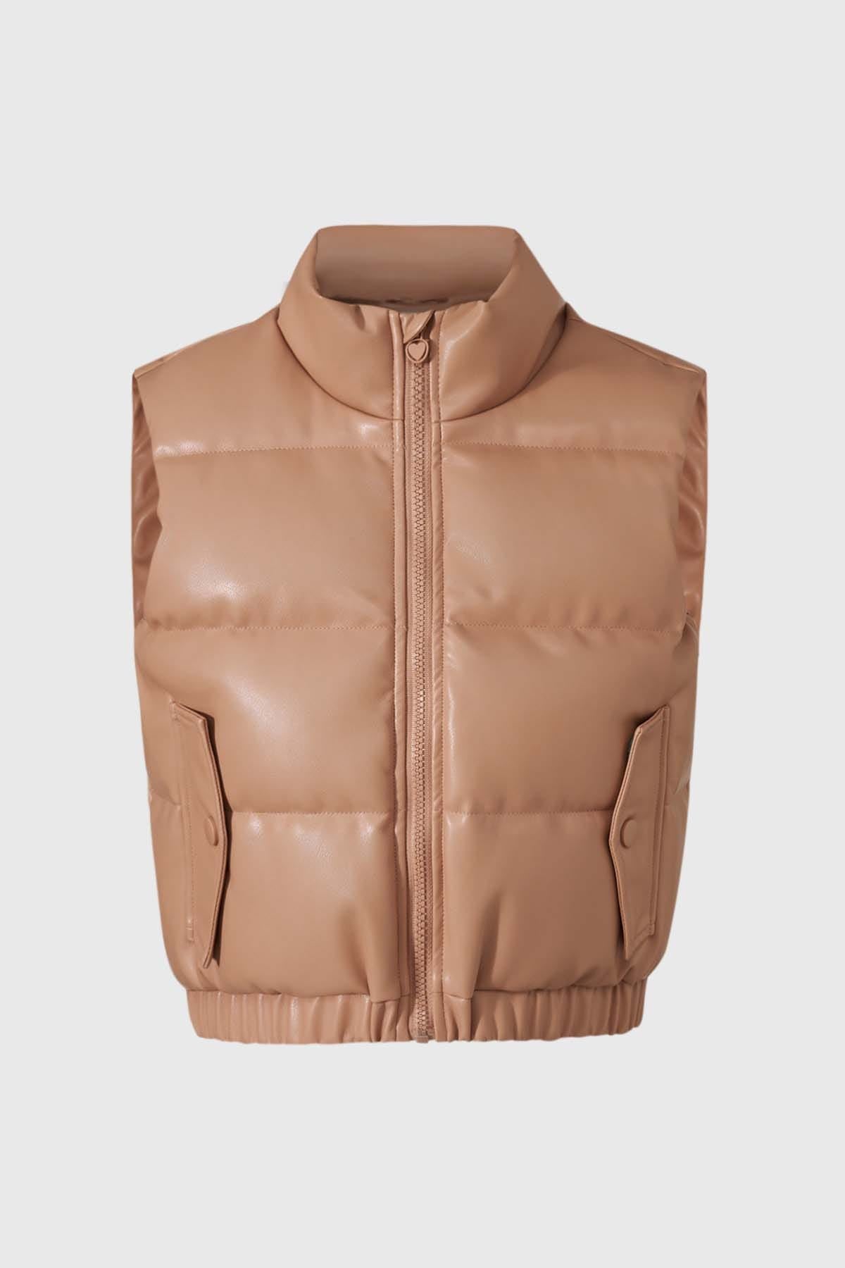 Parka Niña Puffa Café