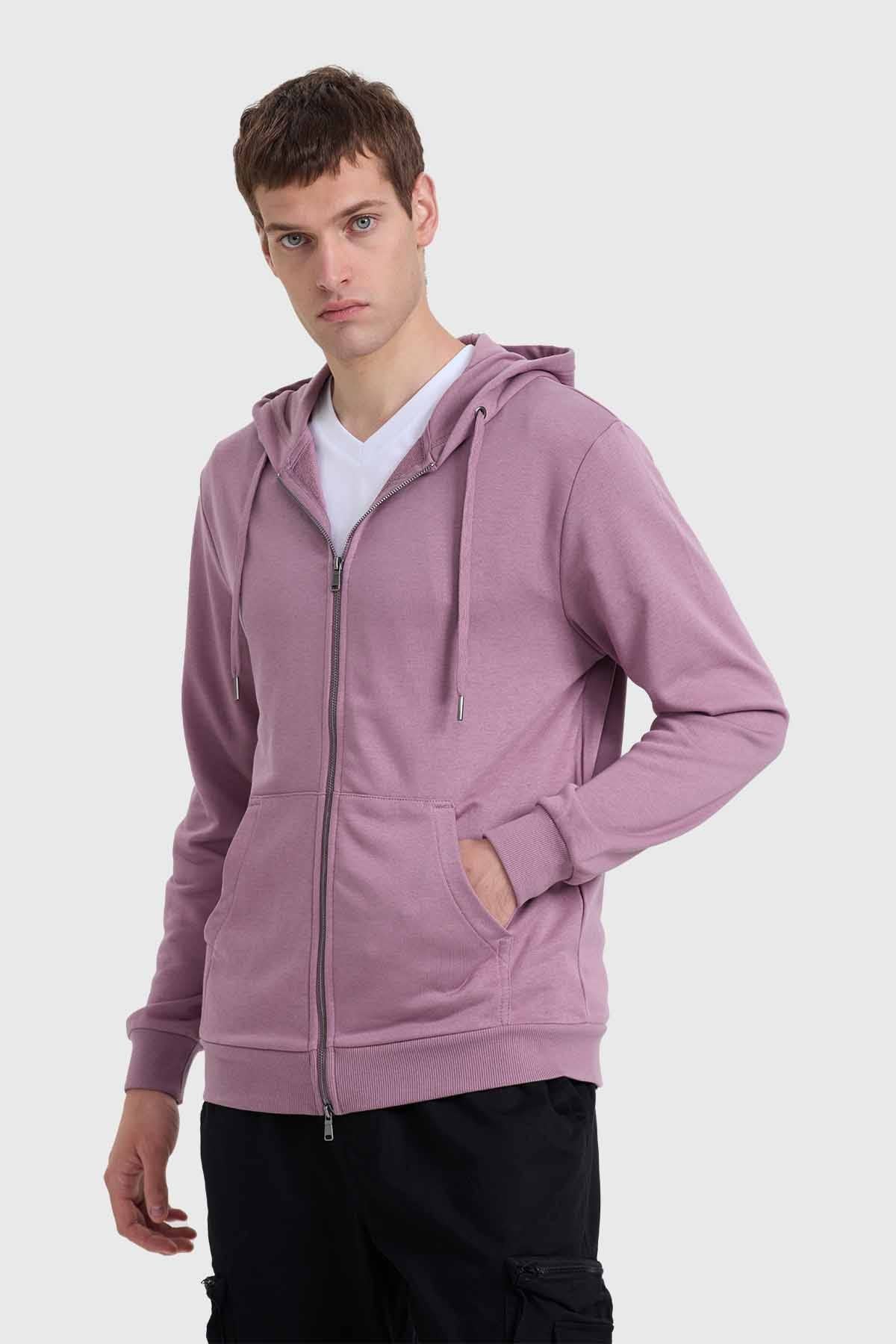 Polerón Hombre Básico Rider Malva I