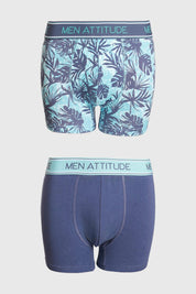 Boxer Hombre Bipack Azul