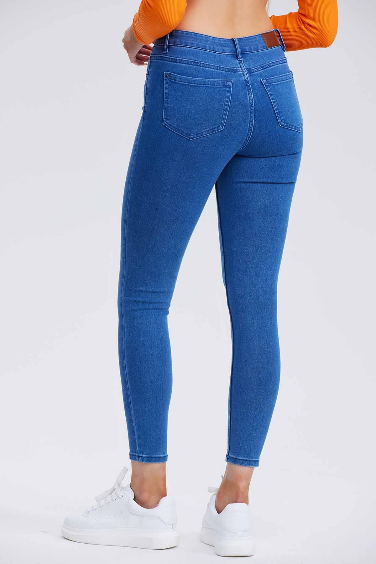 JEANS MUJER l SUPER SKINNY EMILIA AZUL
