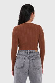 Sweater Mujer Café