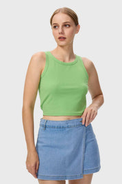 Polera Mujer Sudadera Verde Menta
